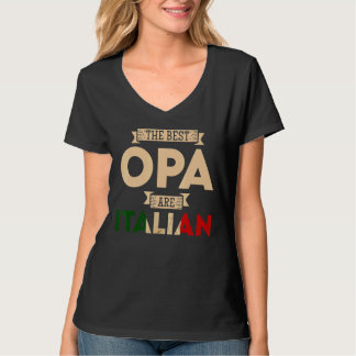 Camiseta Los Hombres Mejor Opa Son Pata Italiana