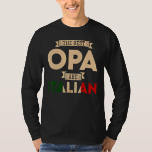 Camiseta Los Hombres Mejor Opa Son Pata Italiana