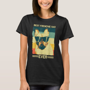 Camiseta Los hombres mejor padre francés padre Bulldog fran