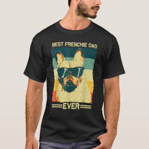Camiseta Los hombres mejor padre francés padre Bulldog fran