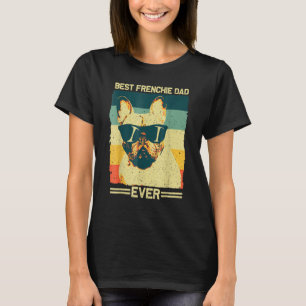 Camiseta Los hombres mejor padre francés padre Bulldog fran