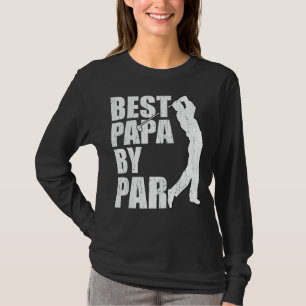 Camiseta Los hombres mejor papa por el Día del Padre Golf P