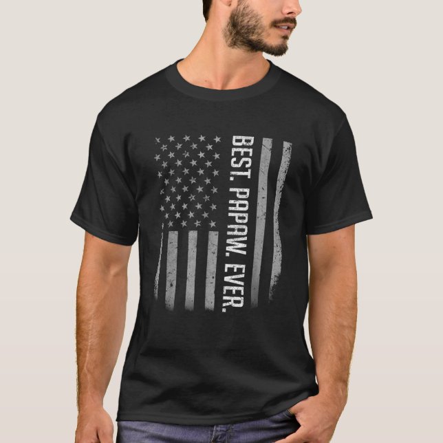 Camiseta Los hombres mejor Papaw jamás Estados Unidos regal (Anverso)