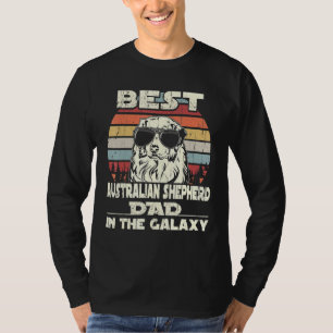 Camiseta Los Hombres Mejor Pastor Australiano De Papá Noel 
