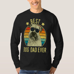 Camiseta Los hombres mejor perro papá jamás cocido suave de