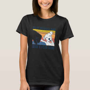 Camiseta Los hombres mejor Pitbull papá jamás Perro Día 1 d