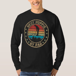 Camiseta Los Hombres Mejor Poppie Por Par Golf Lover Para L