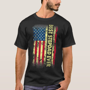 Camiseta Los Hombres Mejor Stepdad Que Los Padres Día Estad