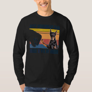 Camiseta Los hombres mejores hombres de Doberman papá jamás