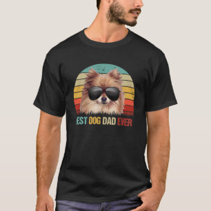 Camiseta Los hombres mejores papas de perro jamás Pomerani
