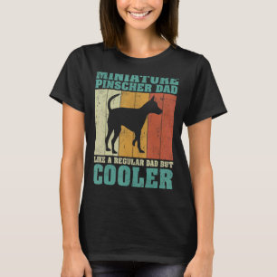 Camiseta Los Hombres Minimizan A Pinscher Dad Como A Un Pad
