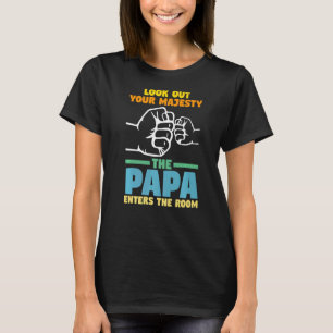 Camiseta Los Hombres Miran A Su Majestad El Abuelo Del Papa