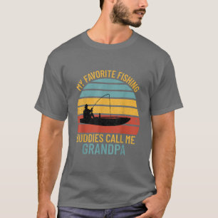 Camiseta Los hombres mis amigos favoritos de la pesca me ll