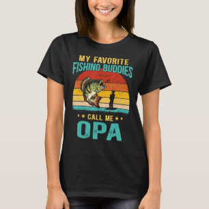 Camiseta Los Hombres Mis Amigos Pescadores Favoritos Me Lla