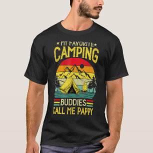 Camiseta Los hombres mis compañeros favoritos de camping me