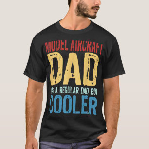Camiseta Los hombres modelan aviones papá como papá normal 