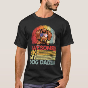 Camiseta Los Hombres Molestaron A Dachshund Impresionante C