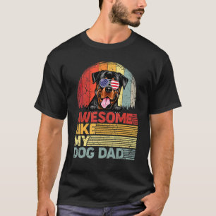 Camiseta Los Hombres Molestos Rottweiler Asombrosos Como Mi