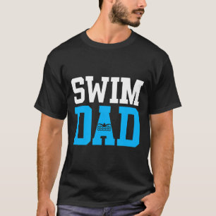 Camiseta Los Hombres Nadan A Papá Graciosos Accesorios Y Re