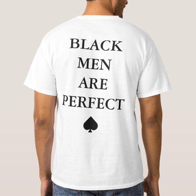 Camiseta Los Hombres Negros SYSBM Son Perfectos (Reverso)