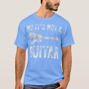 Camiseta Los Hombres No Es Una Guitarra Graciosa Ukulele Ha