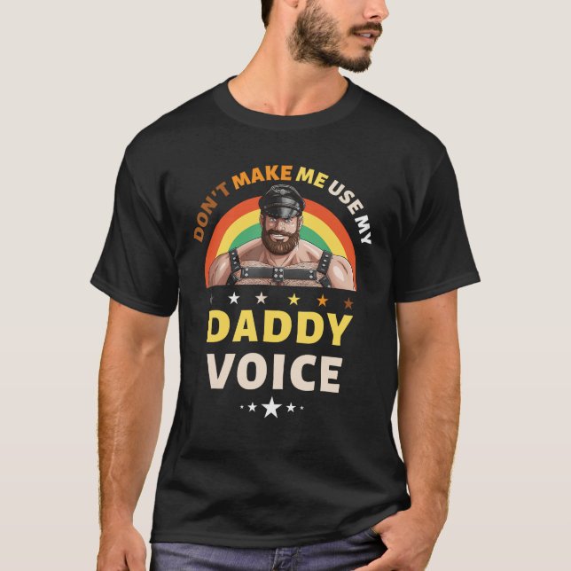 Camiseta Los hombres no me hacen usar a mi papá Voz Diverti (Anverso)
