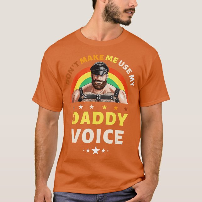 Camiseta Los hombres no me hacen usar a mi papá Voz Diverti (Anverso)