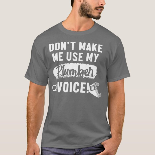 Camiseta Los hombres no me hacen usar mi voz de plomo (Anverso)