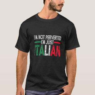 Camiseta Los Hombres No Me Pervertieron, Solo Italiana Vint