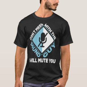 Camiseta Los hombres no se mezclan con el tipo sonoro