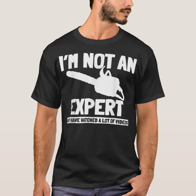 Camiseta Los Hombres No Son Expertos Pero Han Visto Vídeos  (Anverso)