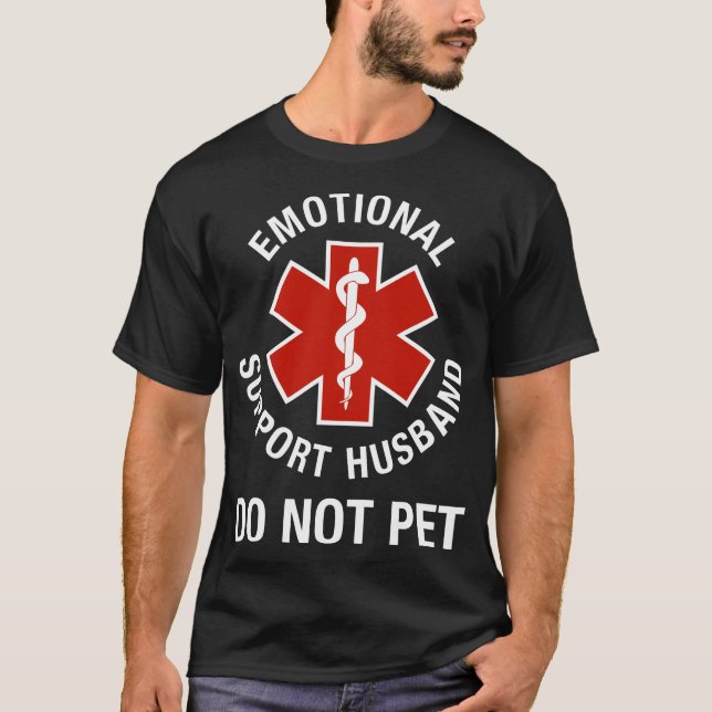 Camiseta Los hombres no son Mascotas de apoyo emocional Fun (Anverso)