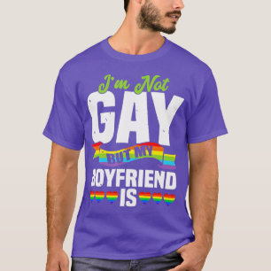 Camiseta Los hombres no soy gay, pero mi novio es