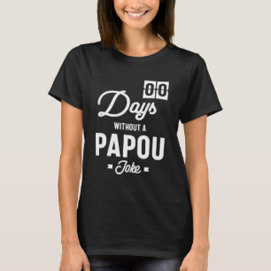 Camiseta Los hombres no tienen días sin un Chiste papou
