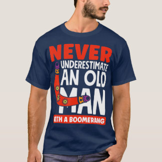 Camiseta Los Hombres Nunca Subestiman A Un Abuelo Con Un Bo