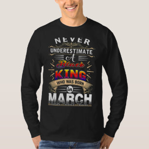 Camiseta Los hombres nunca subestiman a un rey negro que na