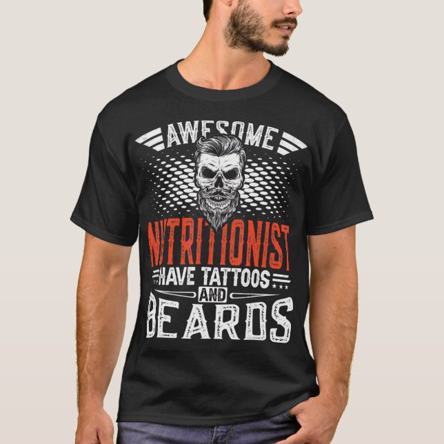 Camiseta Los Hombres Nutricionistas Impresionantes Tienen T (Anverso)