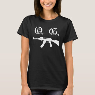Camiseta Los Hombres Og Todo El Mundo Quiere Ser Un Gangste