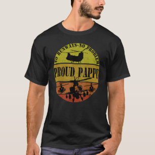 Camiseta Los Hombres Orgullosos Helicópteros Pappy No Corre