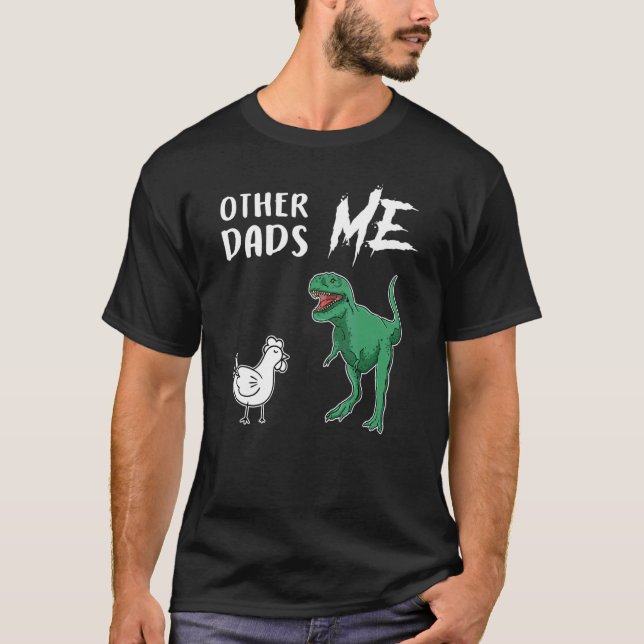 Camiseta Los hombres otros me hieren los pollos Rex nuevo p (Anverso)