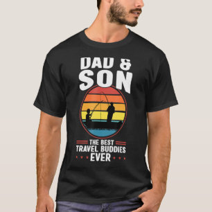 Camiseta Los hombres, papá e hijo son los mejores compañero
