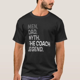 Camiseta Los Hombres Papá El Entrenador De Mito Leyball Es 