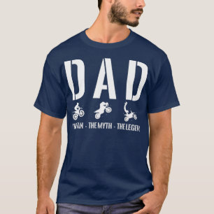 Camiseta Los Hombres Papá El Hombre El Mítico Viaje En Bici