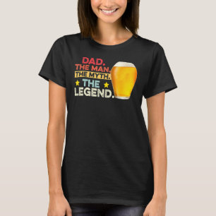 Camiseta Los Hombres Papá El Hombre El Mito De La Leyenda P