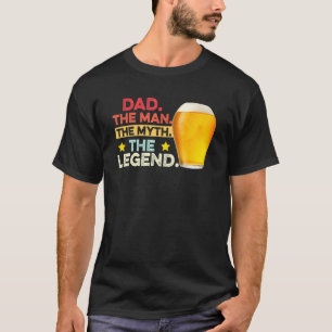 Camiseta Los Hombres Papá El Hombre El Mito De La Leyenda P