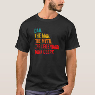 Camiseta Los Hombres Papá El Hombre El Mito El Legendario E