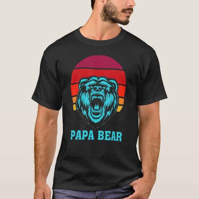 Camiseta Los Hombres Papa Oyen Al Padre Abuelo Padre Da (Anverso)