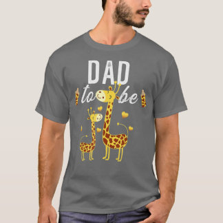 Camiseta Los Hombres Papá Serán Giraffe Baby Shower Cute