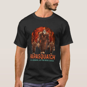 Camiseta Los hombres Papasquatch como un abuelo