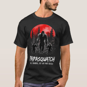 Camiseta Los hombres Papasquatch como un abuelo